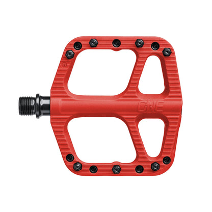 OneUp Small Composite Pedals-Red-BRINK