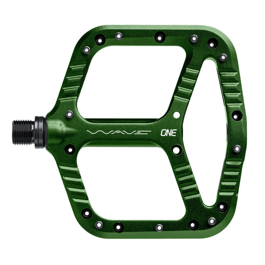 OneUp Wave Pedals-Dark Green-BRINK