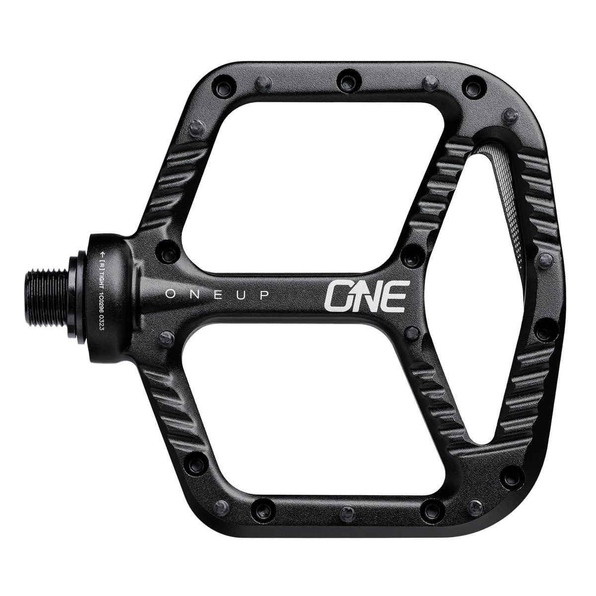 OneUp Aluminium Pedals, Black, platform view