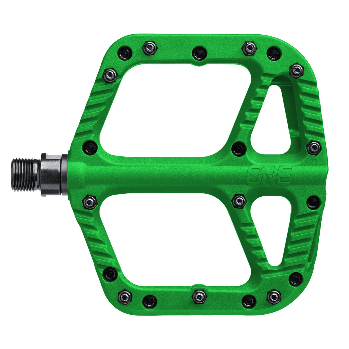 OneUp Composite Pedals, Green, platform view