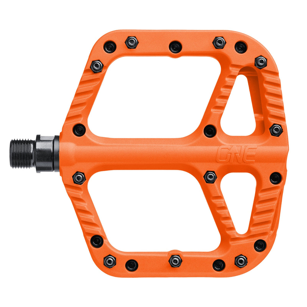 OneUp Composite Pedals, Orange, platform view