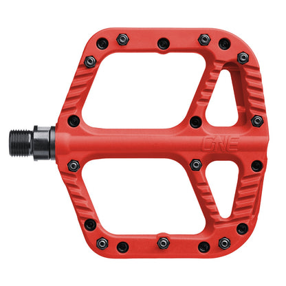 OneUp Composite Pedals, Red, platform view
