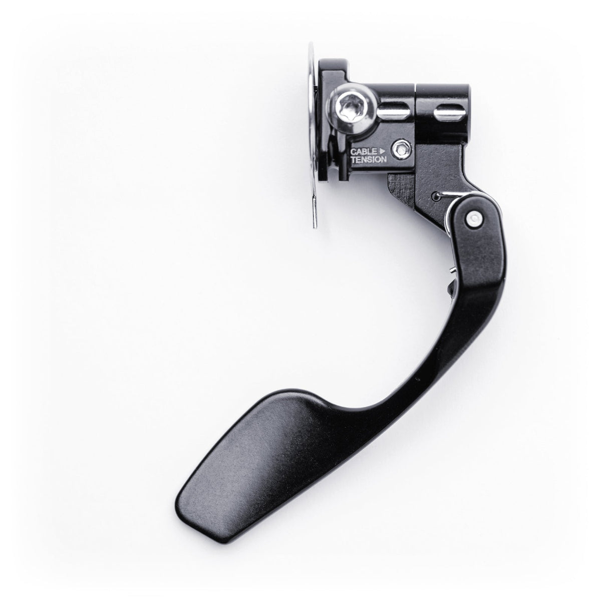 Rear of the OneUp Drop Bar Paddle Remote and cable mechanism