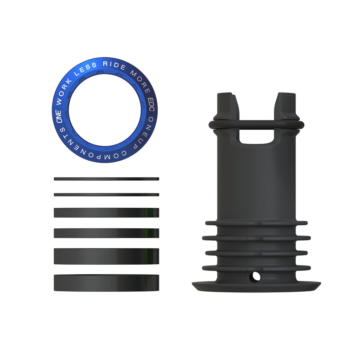 OneUp EDC Threaded Top Cap in Dark Blue