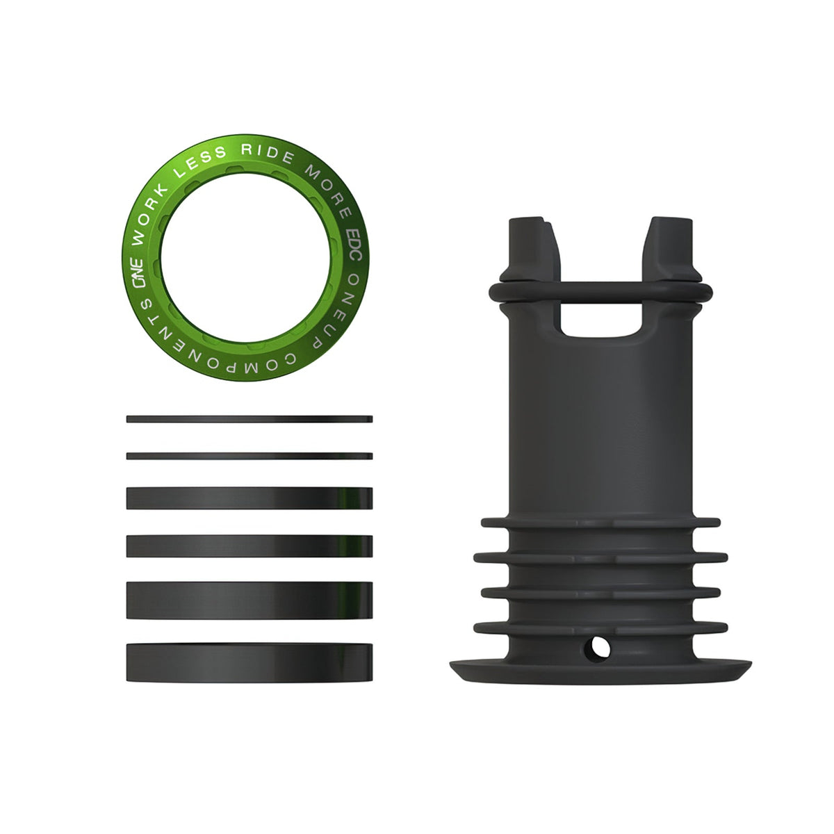 OneUp EDC Threaded Top Cap in Dark Green