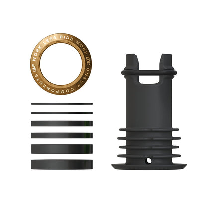 OneUp EDC Threaded Top Cap in Gold