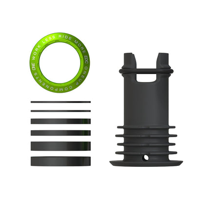 OneUp EDC Threaded Top Cap in Green