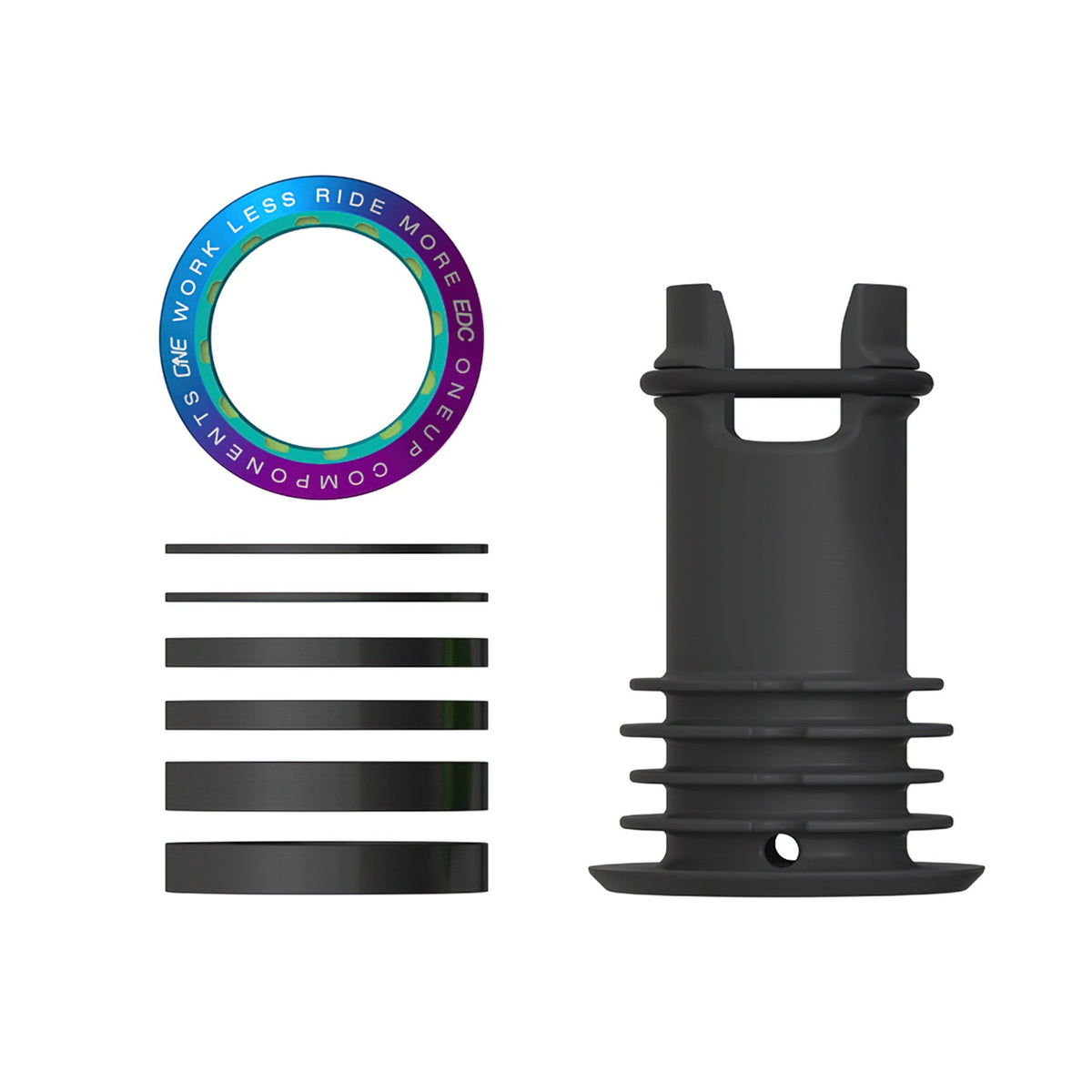 OneUp EDC Threaded Top Cap in Oil Slick