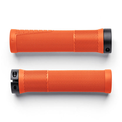 Undersides of orange OneUp Thin Grips