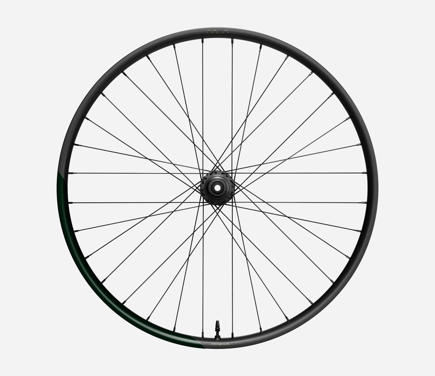 Oquo MC32 LTD Rear Wheel-29"-Metallic Dark Green Matt-Shimano Micro Spline-BRINK