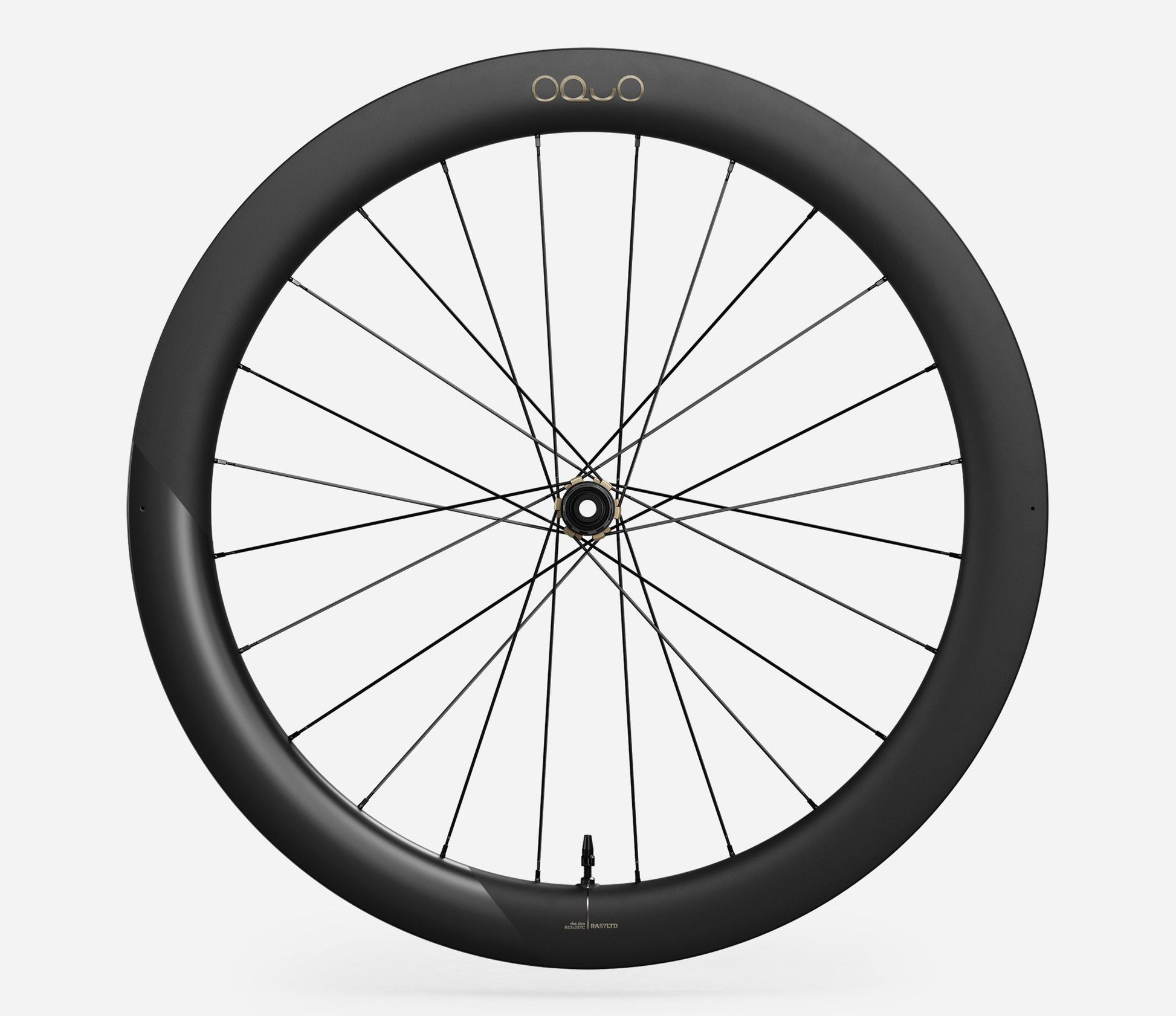 Oquo RA57 LTD Rear Wheel-700c-Black Matt-Shimano HG-BRINK
