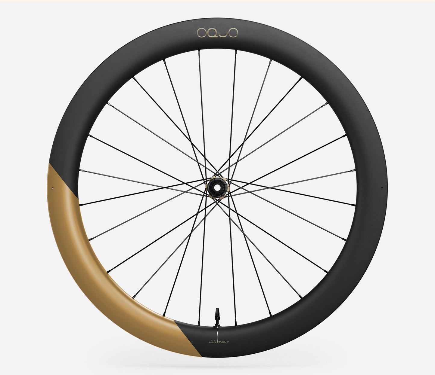 Oquo RA57 LTD Rear Wheel-700c-Metallic Golden Sand Matt-Shimano HG-BRINK