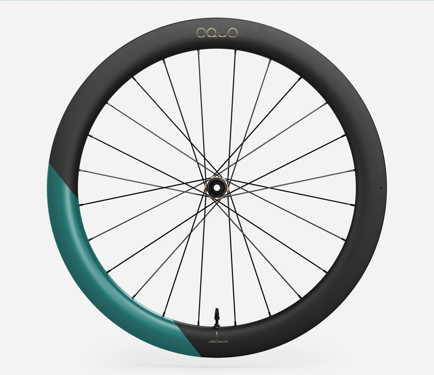 Oquo RA57 LTD Rear Wheel-700c-Metallic Jade Matt-Shimano HG-BRINK