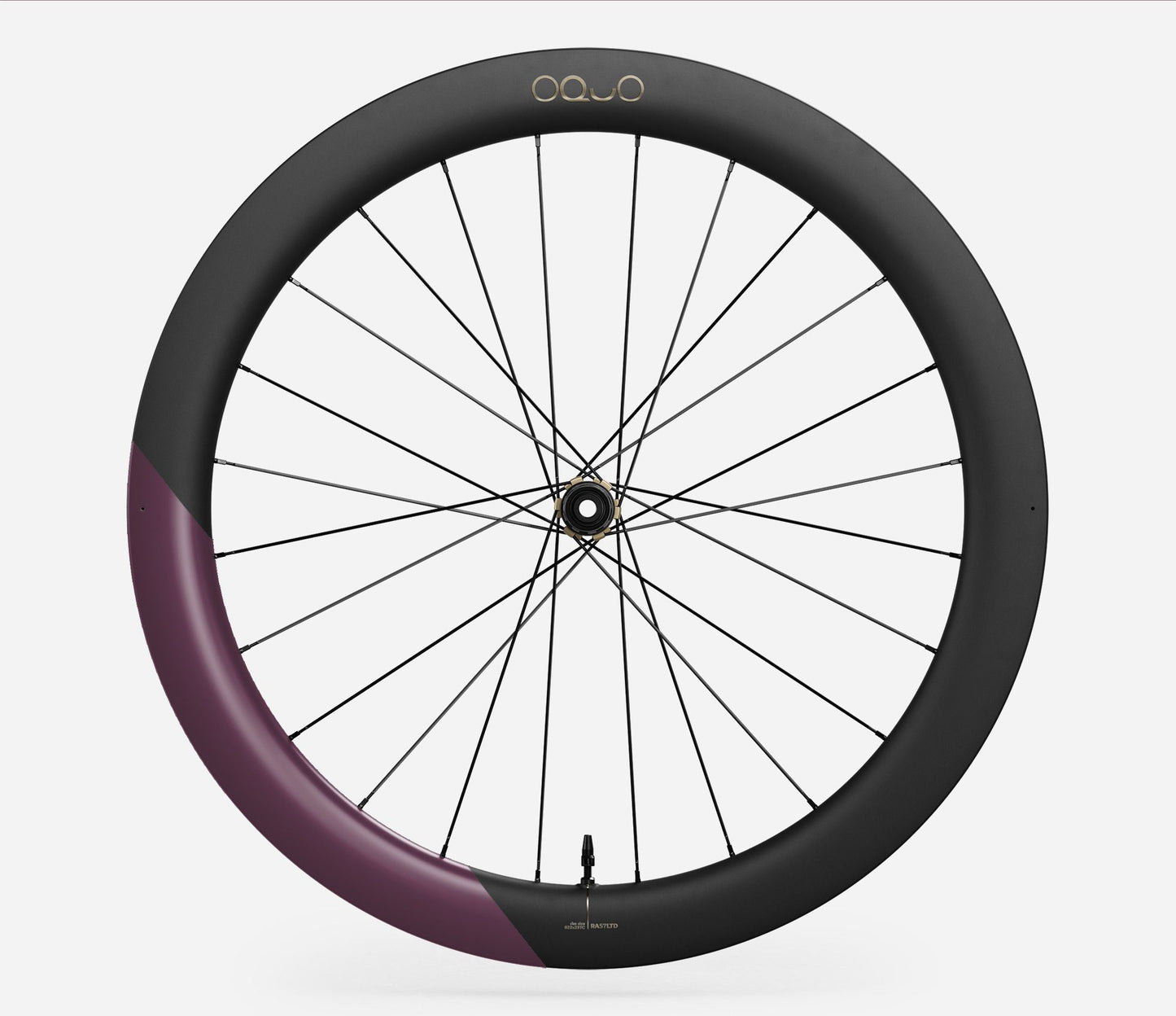 Oquo RA57 LTD Rear Wheel-700c-Metallic Mulberry Matt-Shimano HG-BRINK
