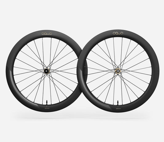 Oquo RA57 LTD Wheelset-700c-Black Matt-Shimano HG-BRINK