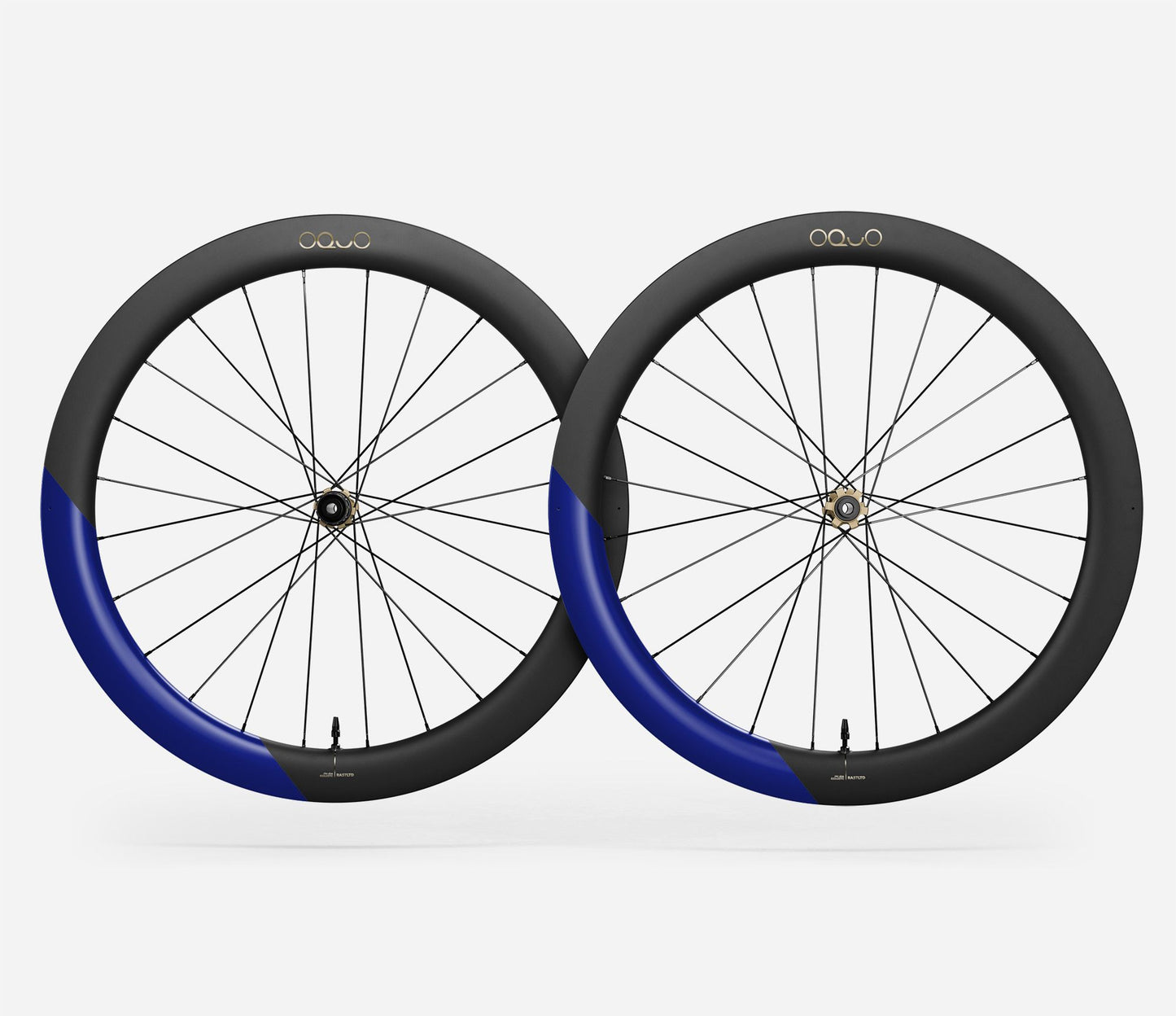 Oquo RA57 LTD Wheelset-700c-Metallic Cobalt Blue Matt-Shimano HG-BRINK
