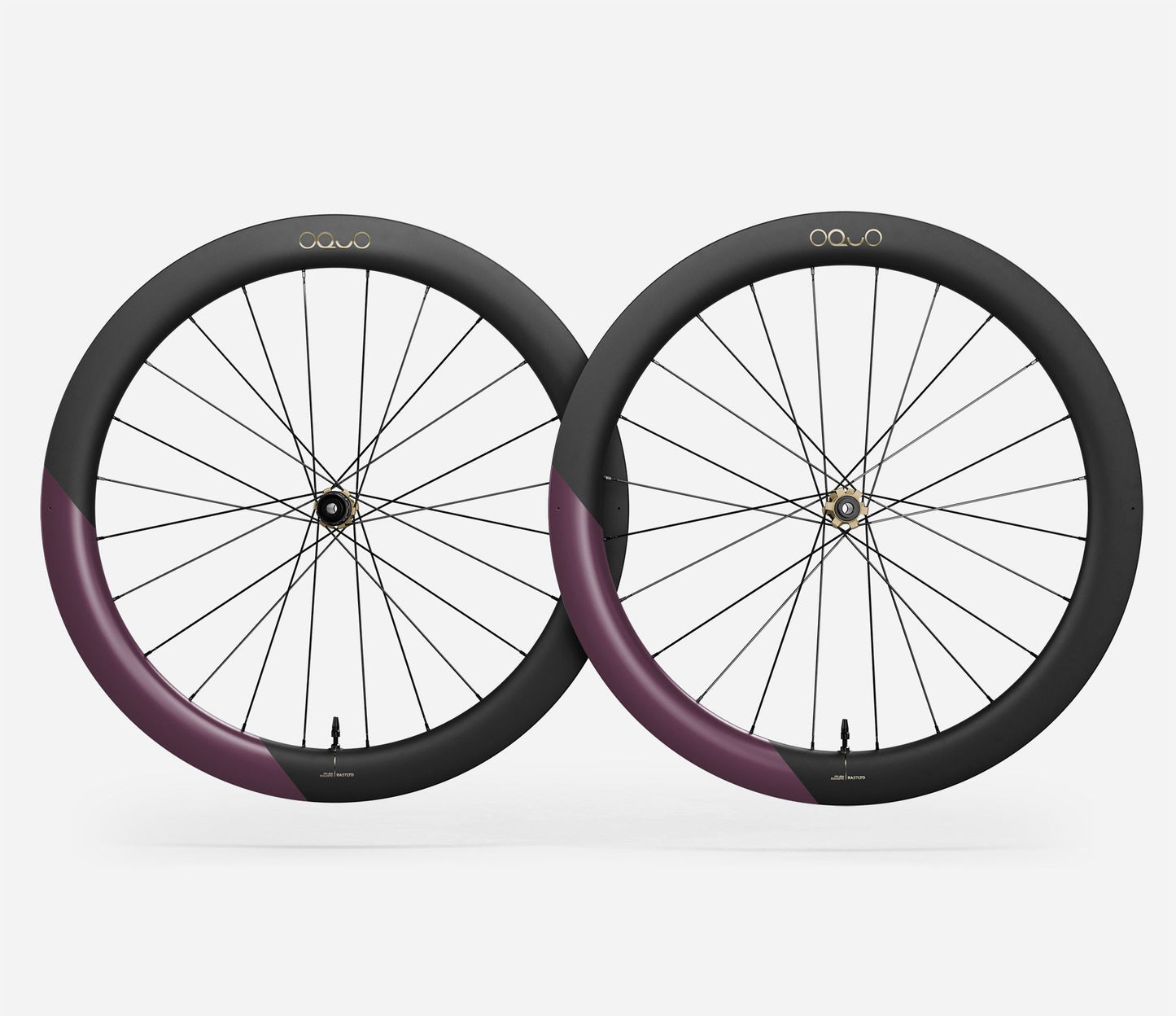 Oquo RA57 LTD Wheelset-700c-Metallic Mulberry Matt-Shimano HG-BRINK