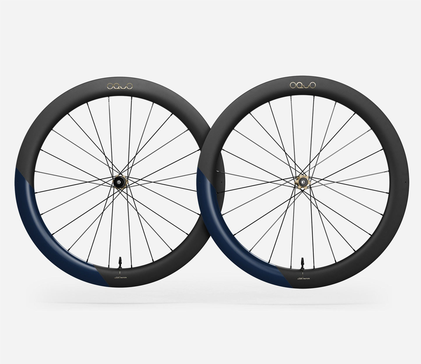 Oquo RA57 LTD Wheelset-700c-Metallic Navy Blue Matt-Shimano HG-BRINK