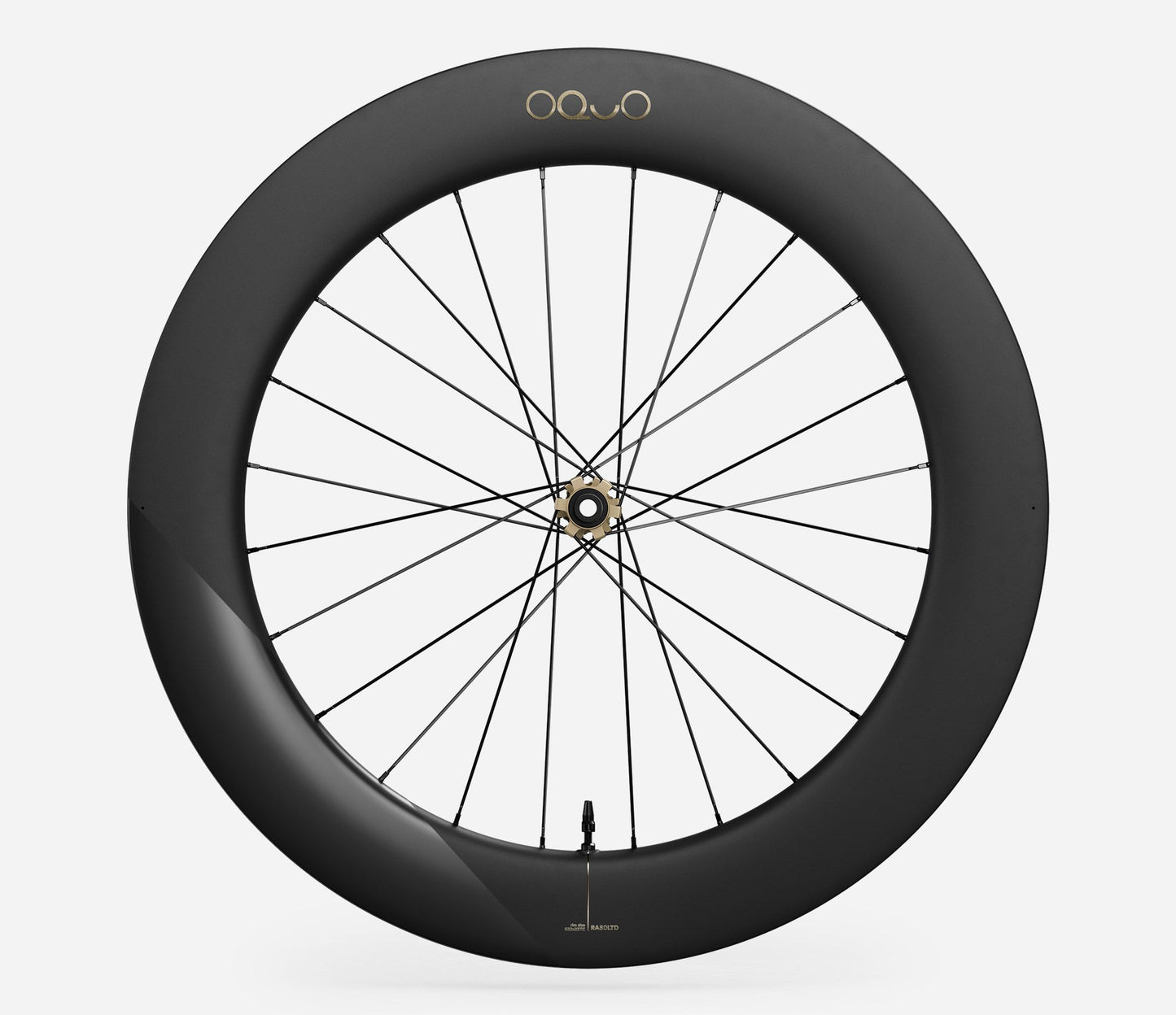 Oquo RA80 LTD Front Wheel-700c-Black Matt-BRINK