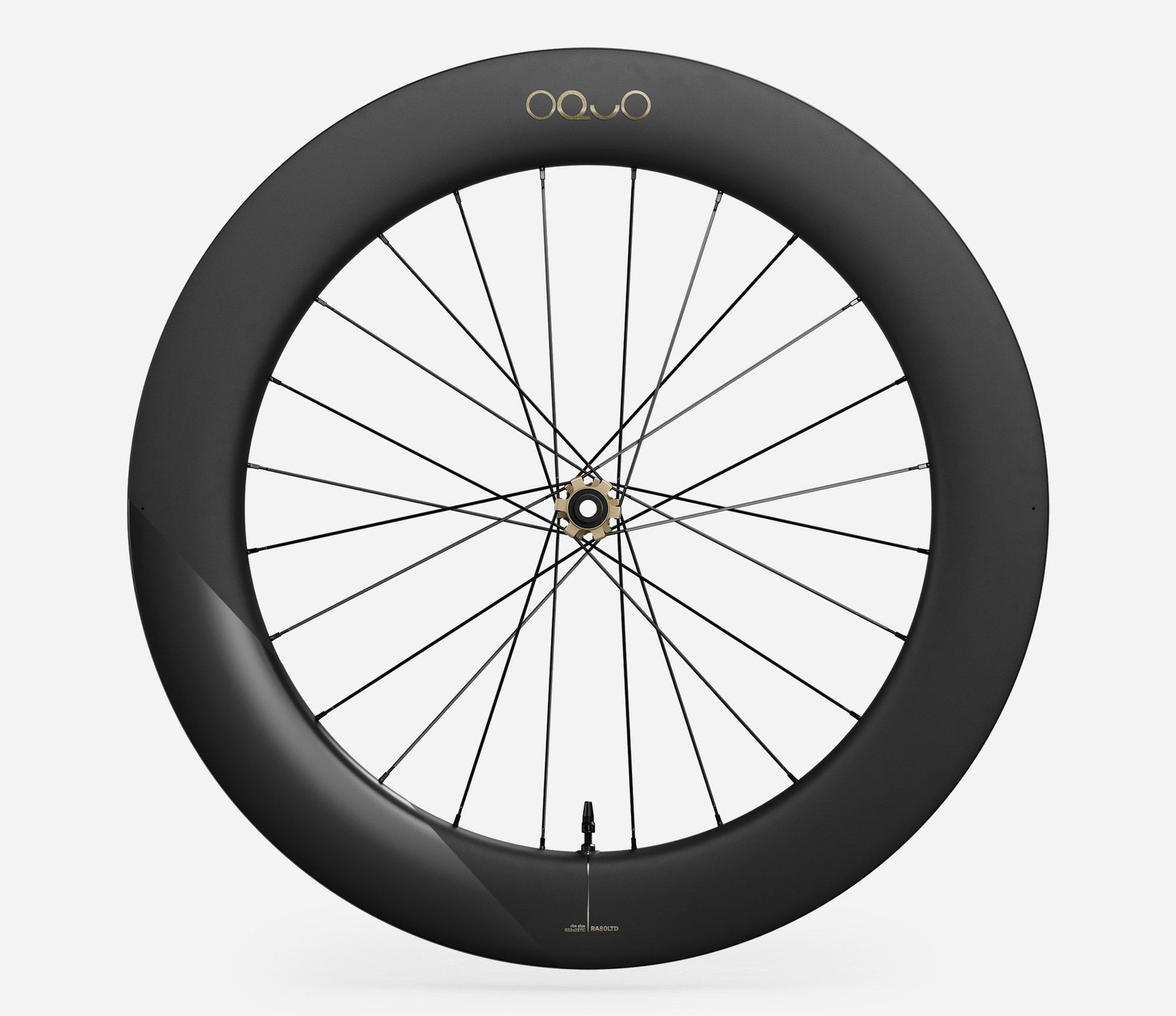 Oquo RA80 LTD Front Wheel-700c-Black Matt-BRINK