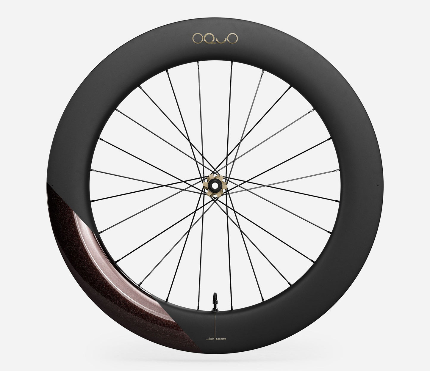 Oquo RA80 LTD Front Wheel-700c-Burning Ashes Gloss-BRINK