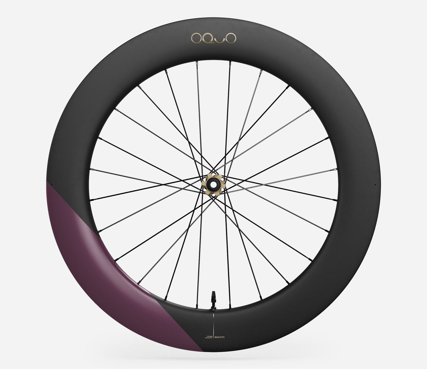 Oquo RA80 LTD Front Wheel-700c-Metallic Mulberry Matt-BRINK