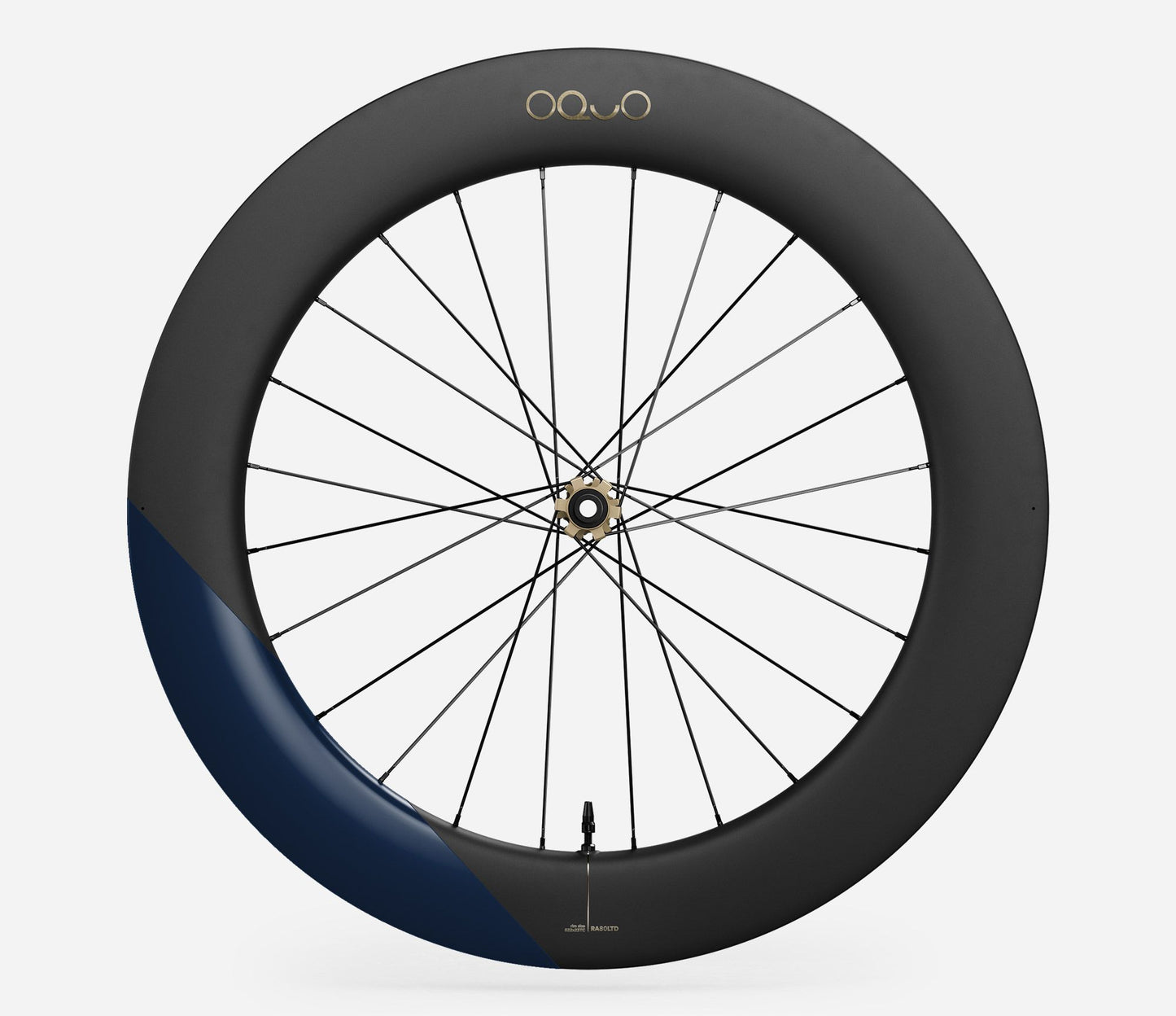 Oquo RA80 LTD Front Wheel-700c-Metallic Navy Blue Matt-BRINK