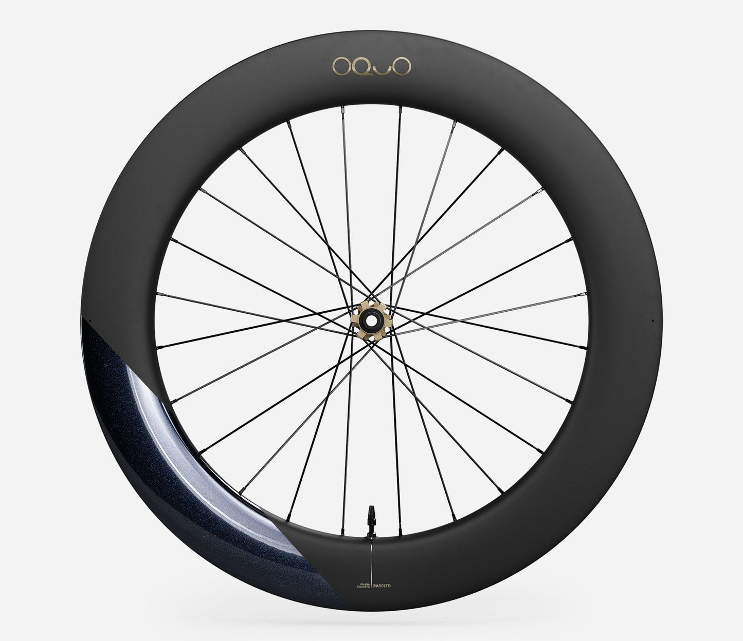 Oquo RA80 LTD Front Wheel-700c-Noctiluca Gloss-BRINK