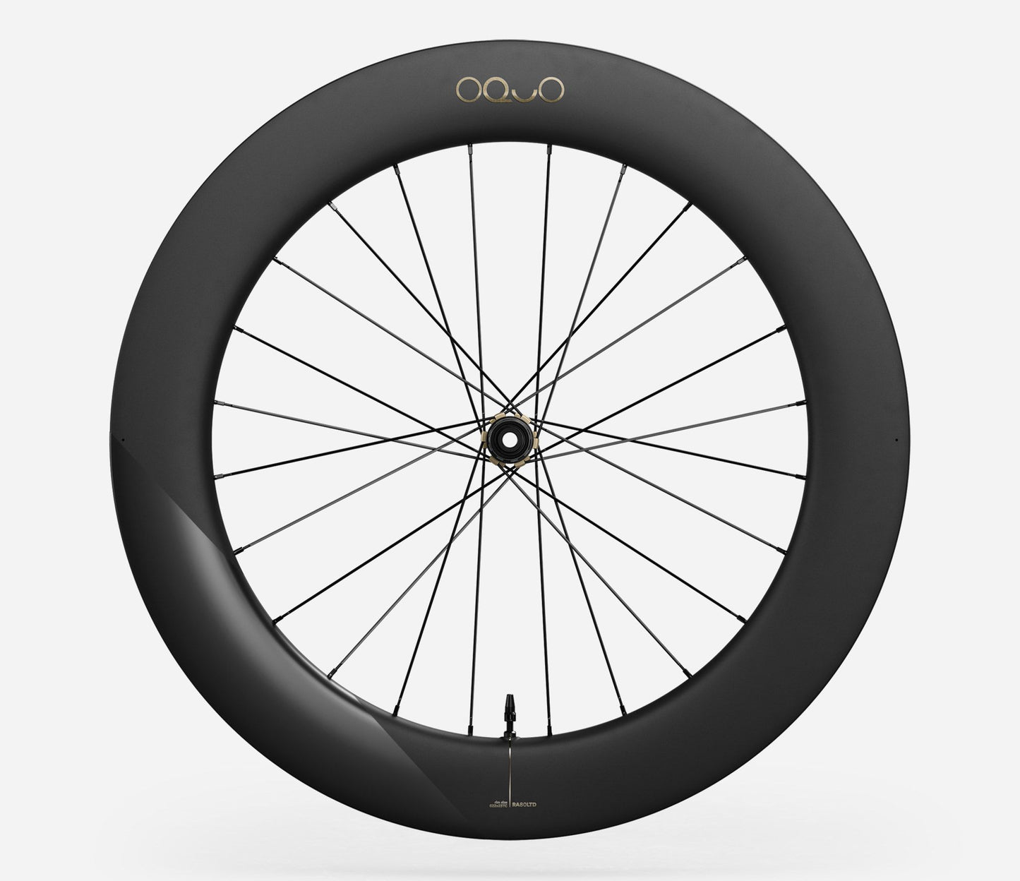 Oquo RA80 LTD Rear Wheel-700c-Black Matt-Shimano HG-BRINK