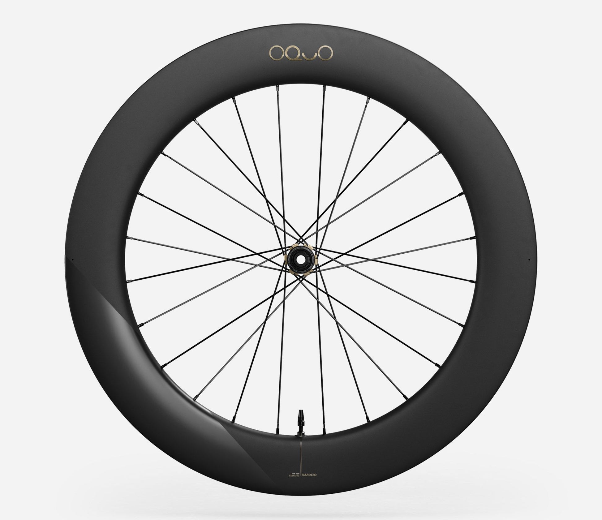 Oquo RA80 LTD Rear Wheel-700c-Black Matt-Shimano HG-BRINK