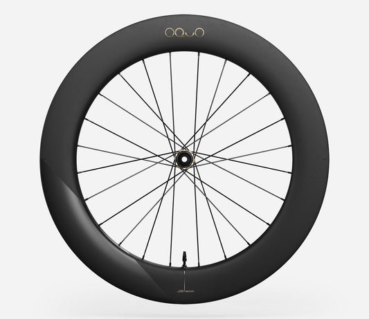 Oquo RA80 LTD Rear Wheel-700c-Black Matt-Shimano HG-BRINK