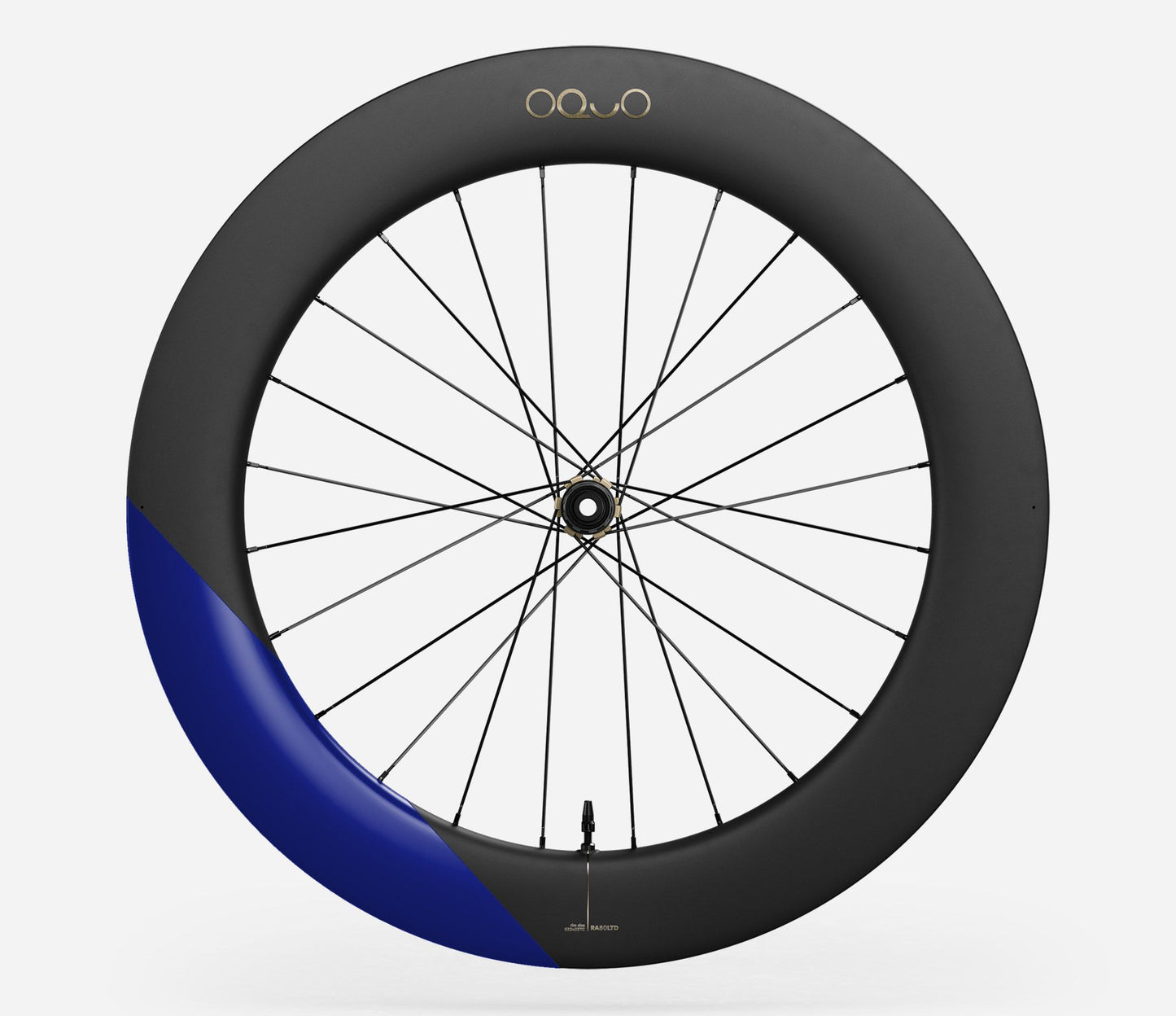 Oquo RA80 LTD Rear Wheel-700c-Metallic Cobalt Blue Matt-Shimano HG-BRINK