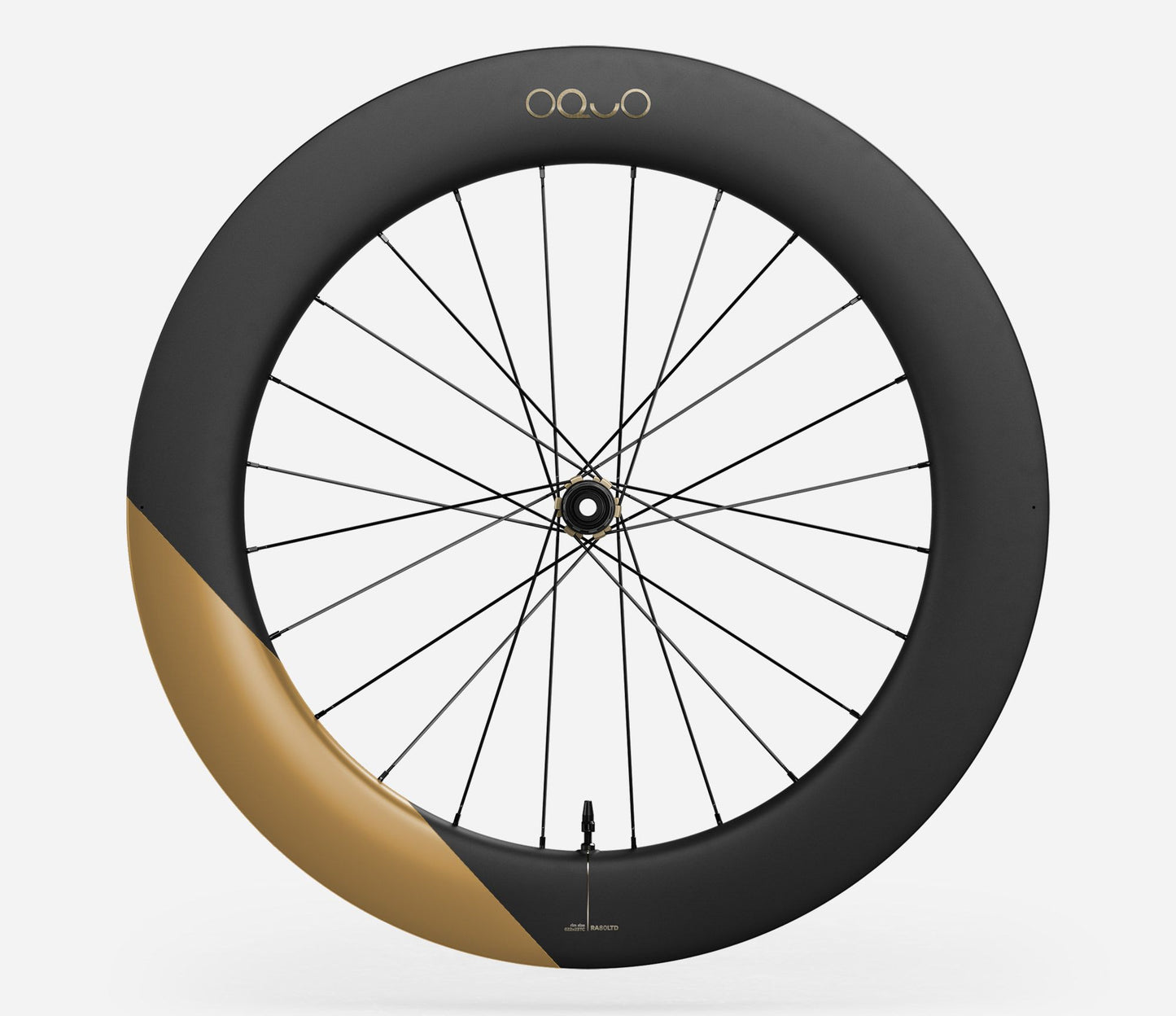 Oquo RA80 LTD Rear Wheel-700c-Metallic Golden Sand Matt-Shimano HG-BRINK
