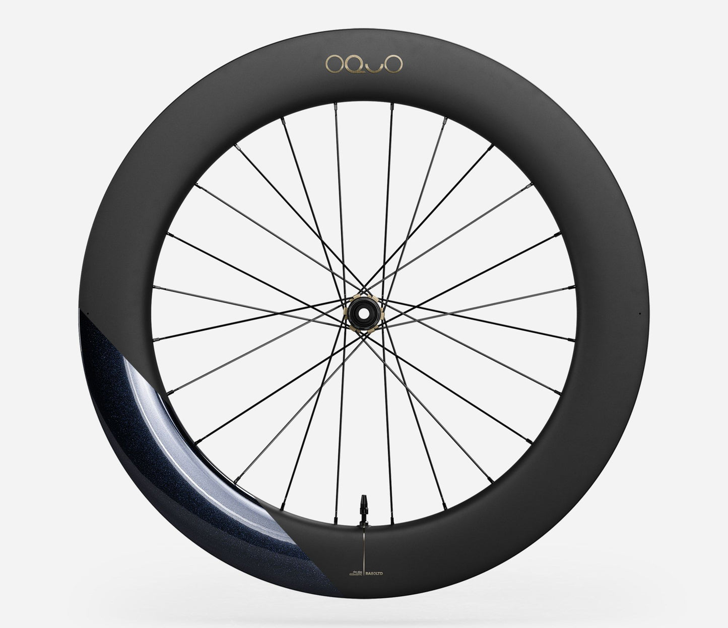 Oquo RA80 LTD Rear Wheel-700c-Noctiluca Gloss-Shimano HG-BRINK