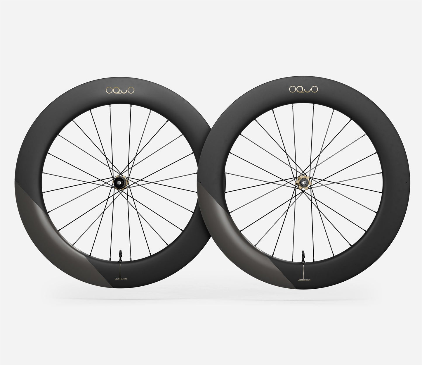 Oquo RA80 LTD Wheelset-700c-Glitter Anthracite Matt-Shimano HG-BRINK