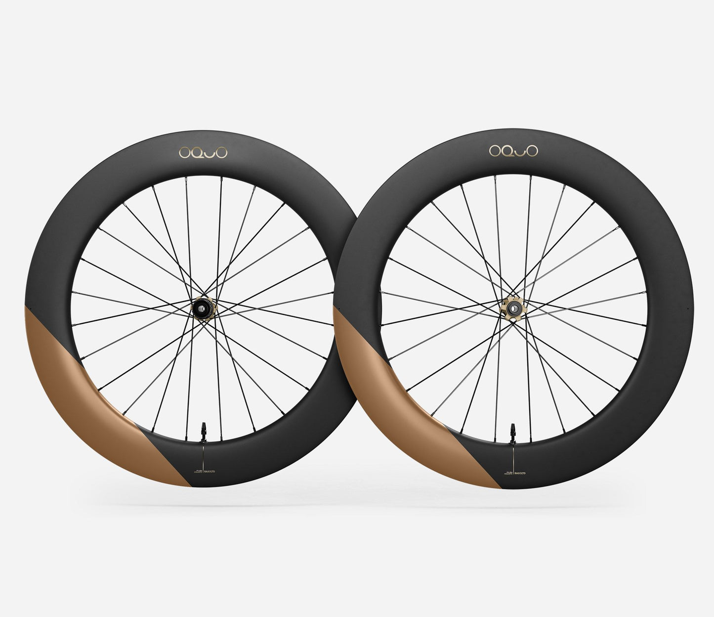 Oquo RA80 LTD Wheelset-700c-Metallic Cinnamon Matt-Shimano HG-BRINK