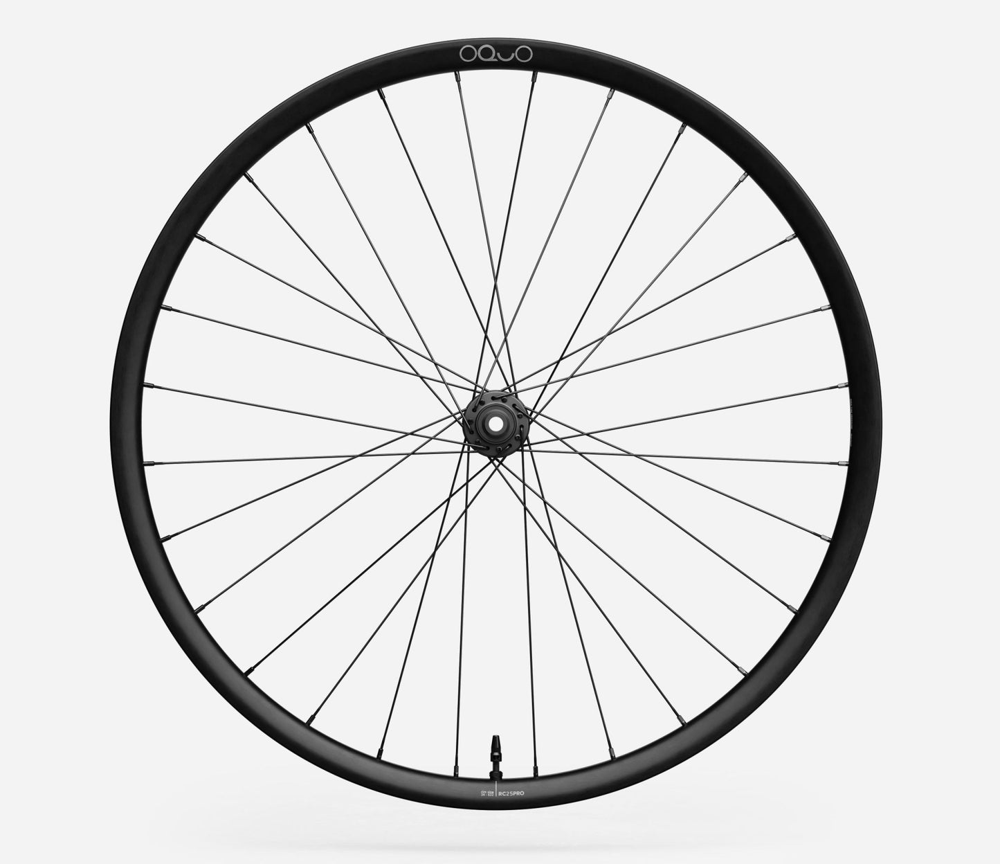 Oquo RC25 PRO Front Wheel-700c-Black Matt-BRINK