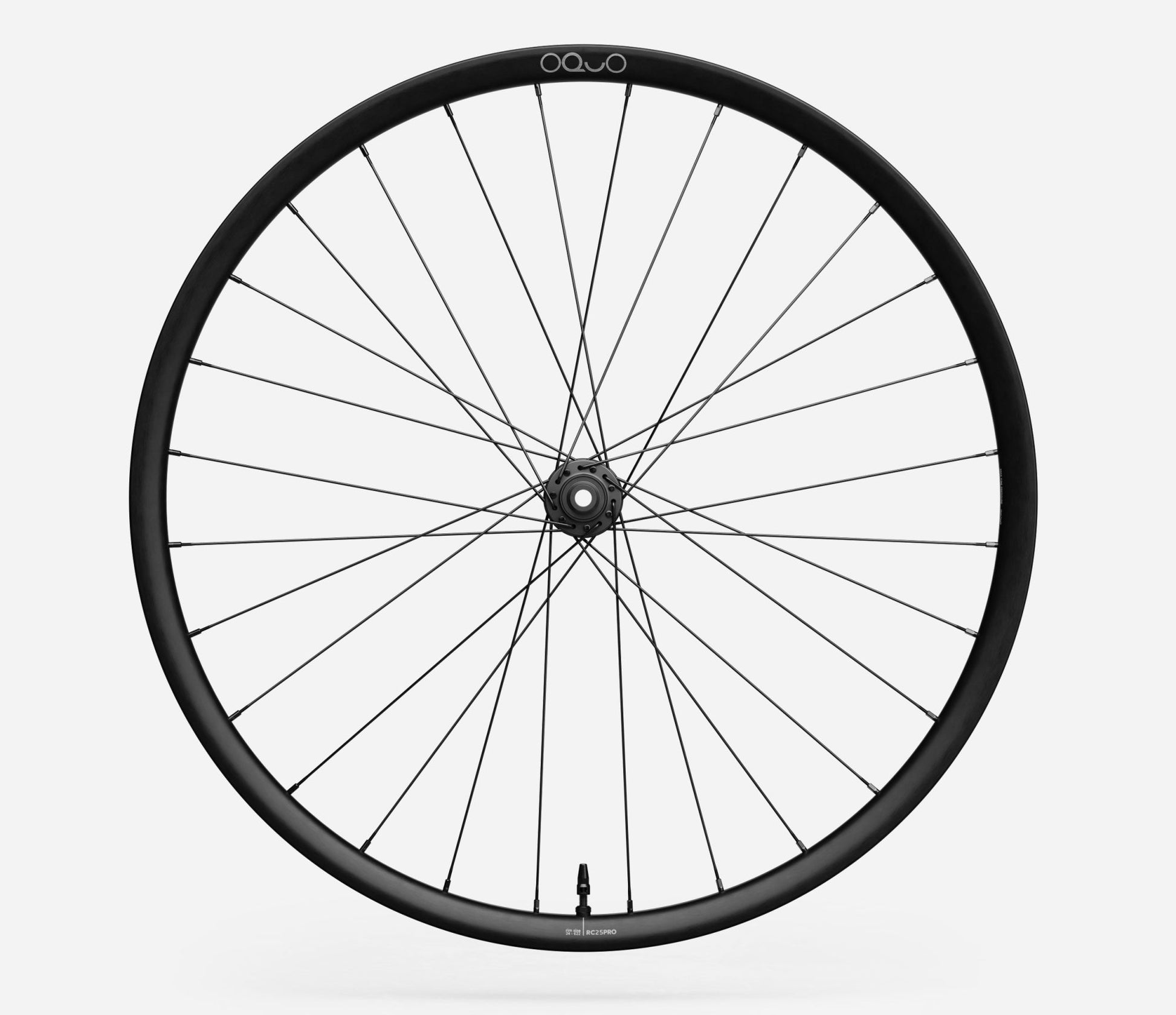 Oquo RC25 PRO Front Wheel-700c-Black Matt-BRINK