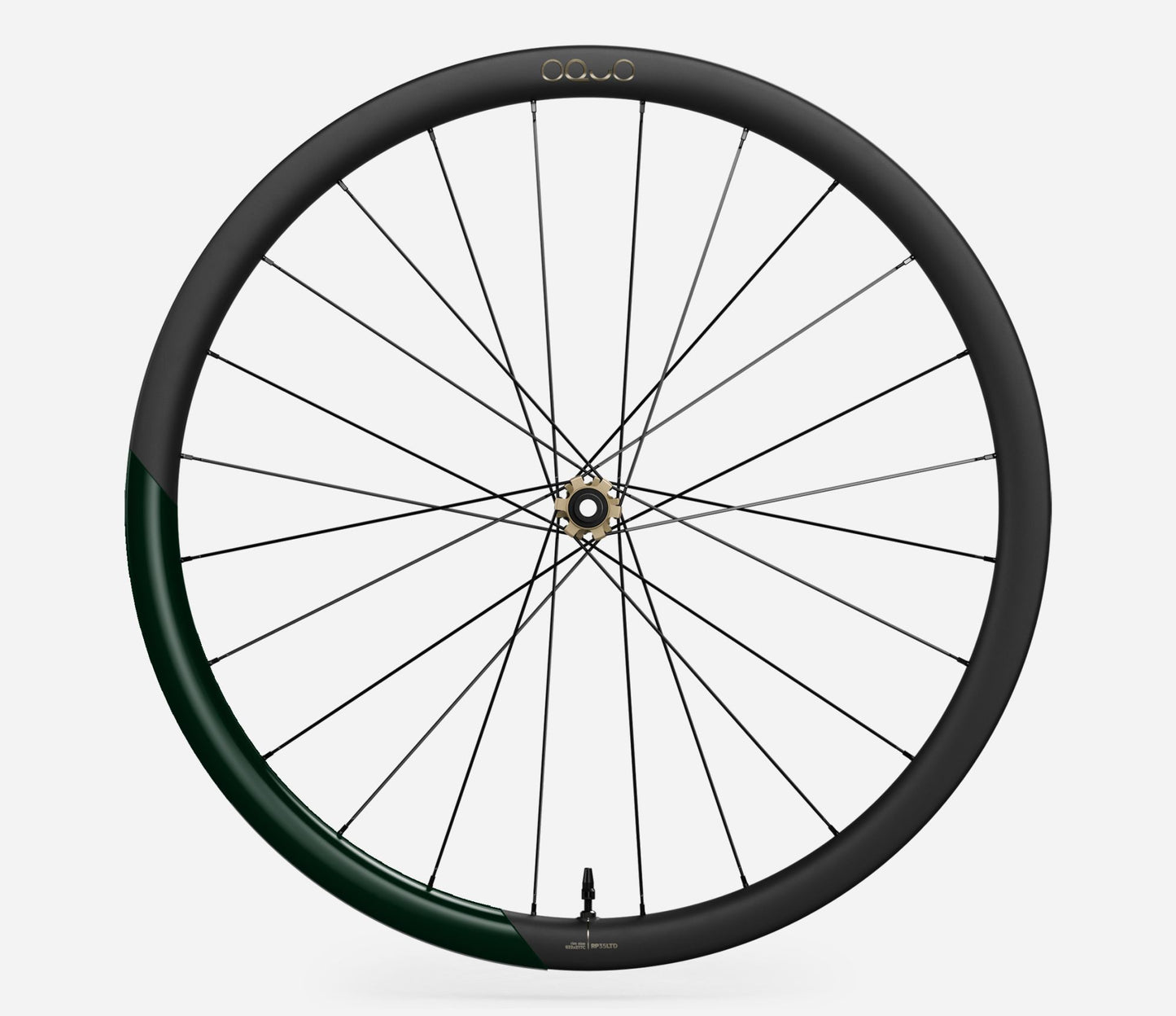 Oquo RP35 LTD Front Wheel-700c-Metallic Dark Green Matt-BRINK
