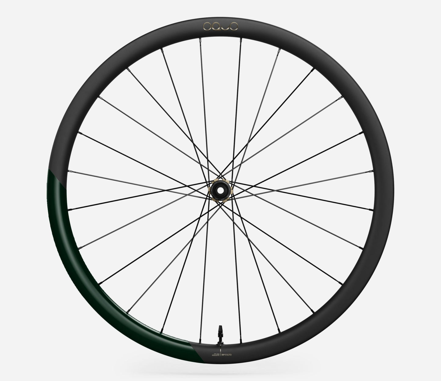 Oquo RP35 LTD Rear Wheel-700c-Metallic Dark Green Matt-Shimano HG-BRINK