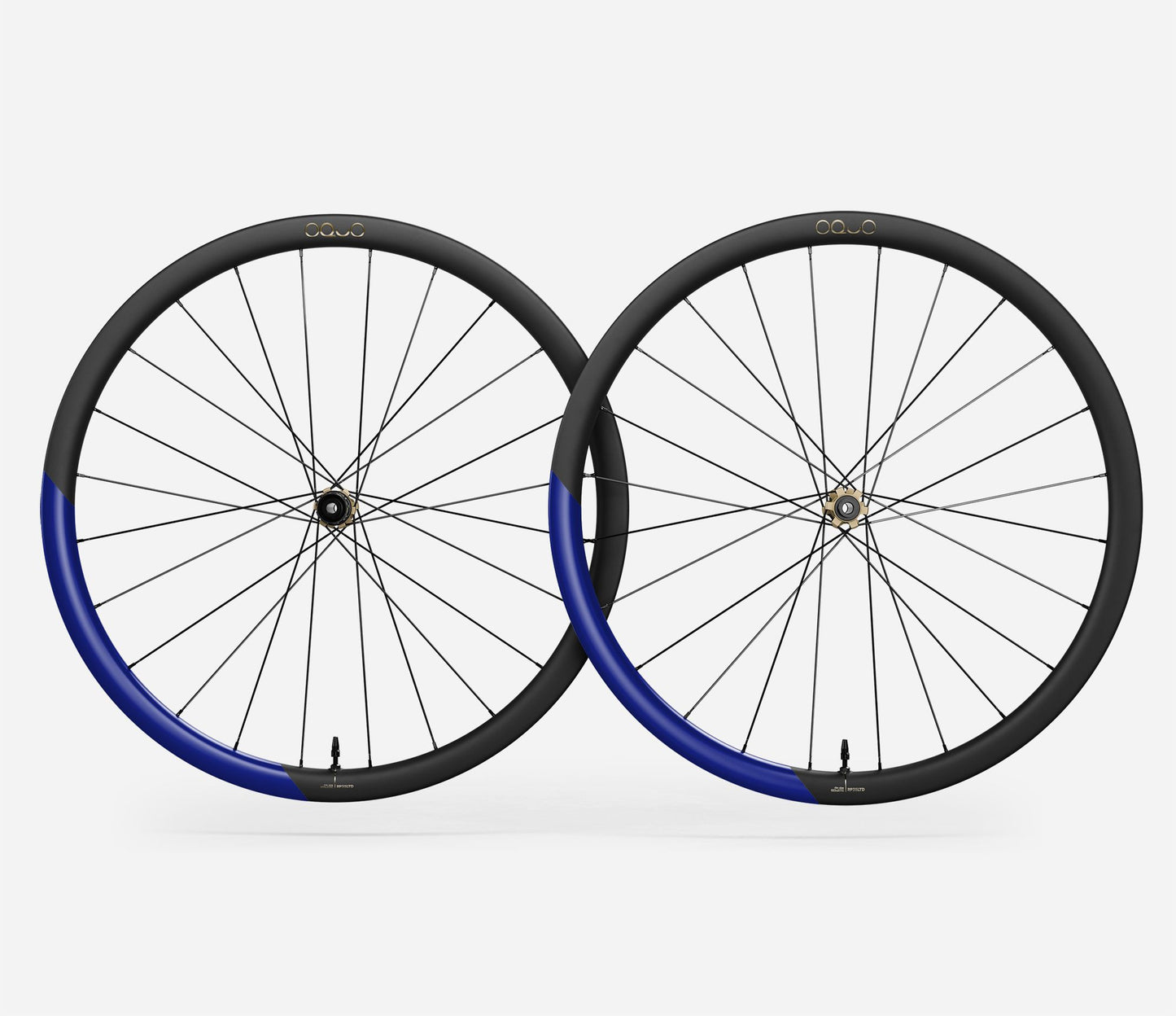 Oquo RP35 LTD Wheelset-700c-Metallic Cobalt Blue Matt-Shimano HG-BRINK