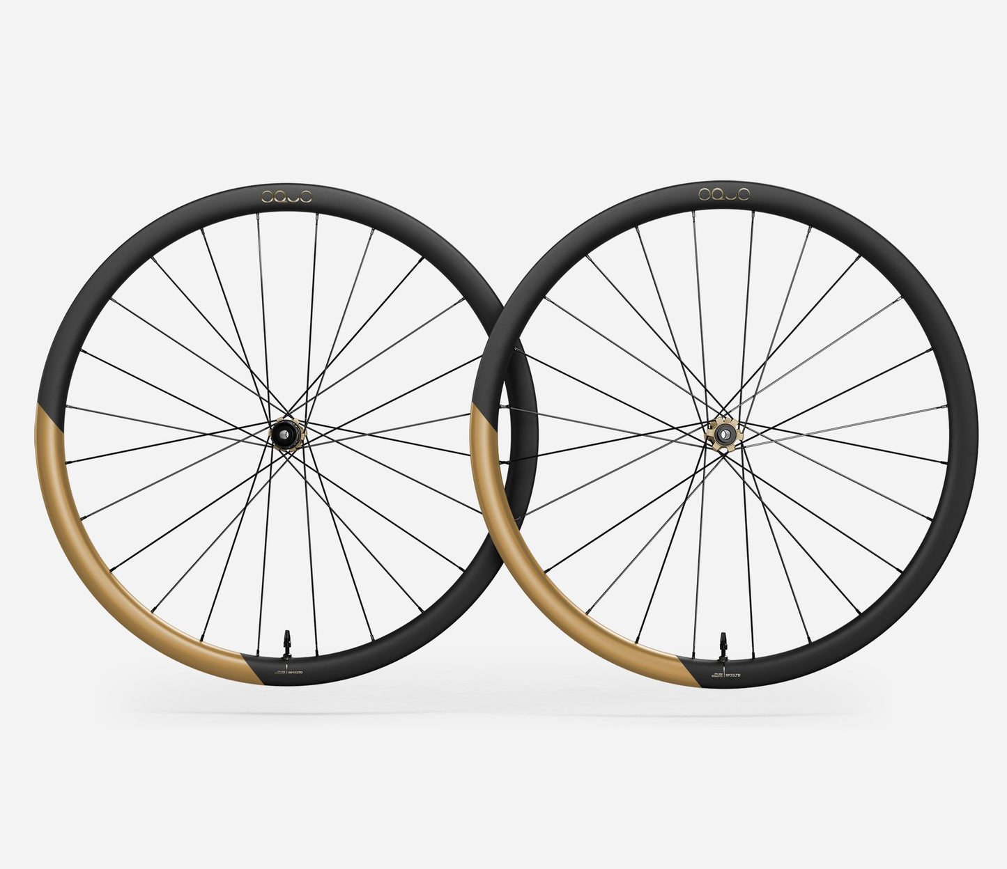 Oquo RP35 LTD Wheelset-700c-Metallic Golden Sand Matt-Shimano HG-BRINK