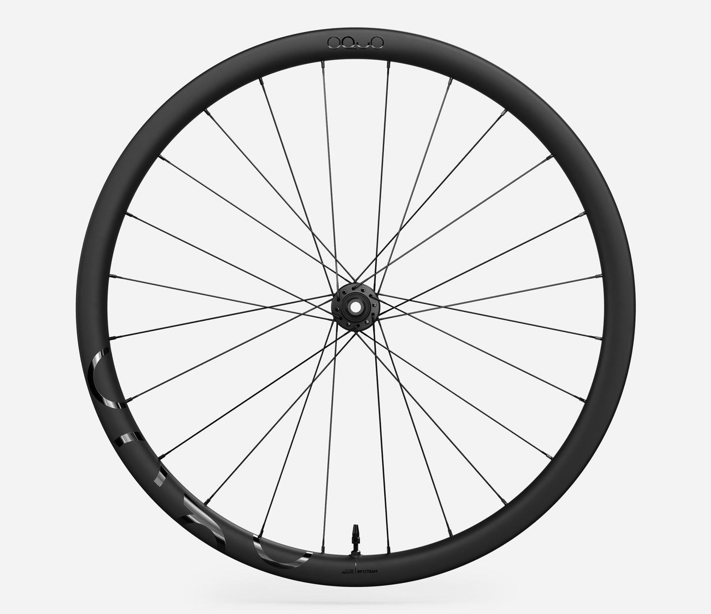 Oquo RP35 TEAM Front Wheel-700c-Black Matt-BRINK