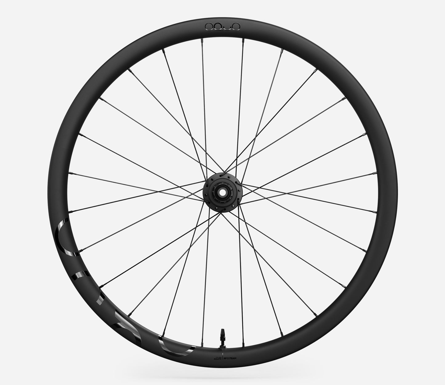 Oquo RP35 TEAM Rear Wheel-700c-Black Matt-Shimano HG-BRINK