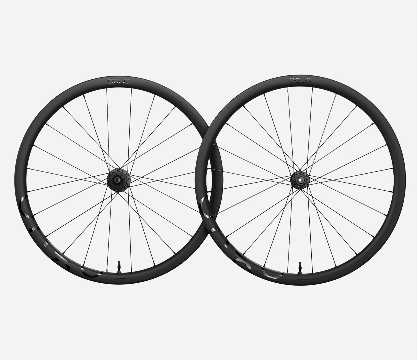 Oquo RP35 TEAM Wheelset-700c-Black Matt-Shimano HG-BRINK