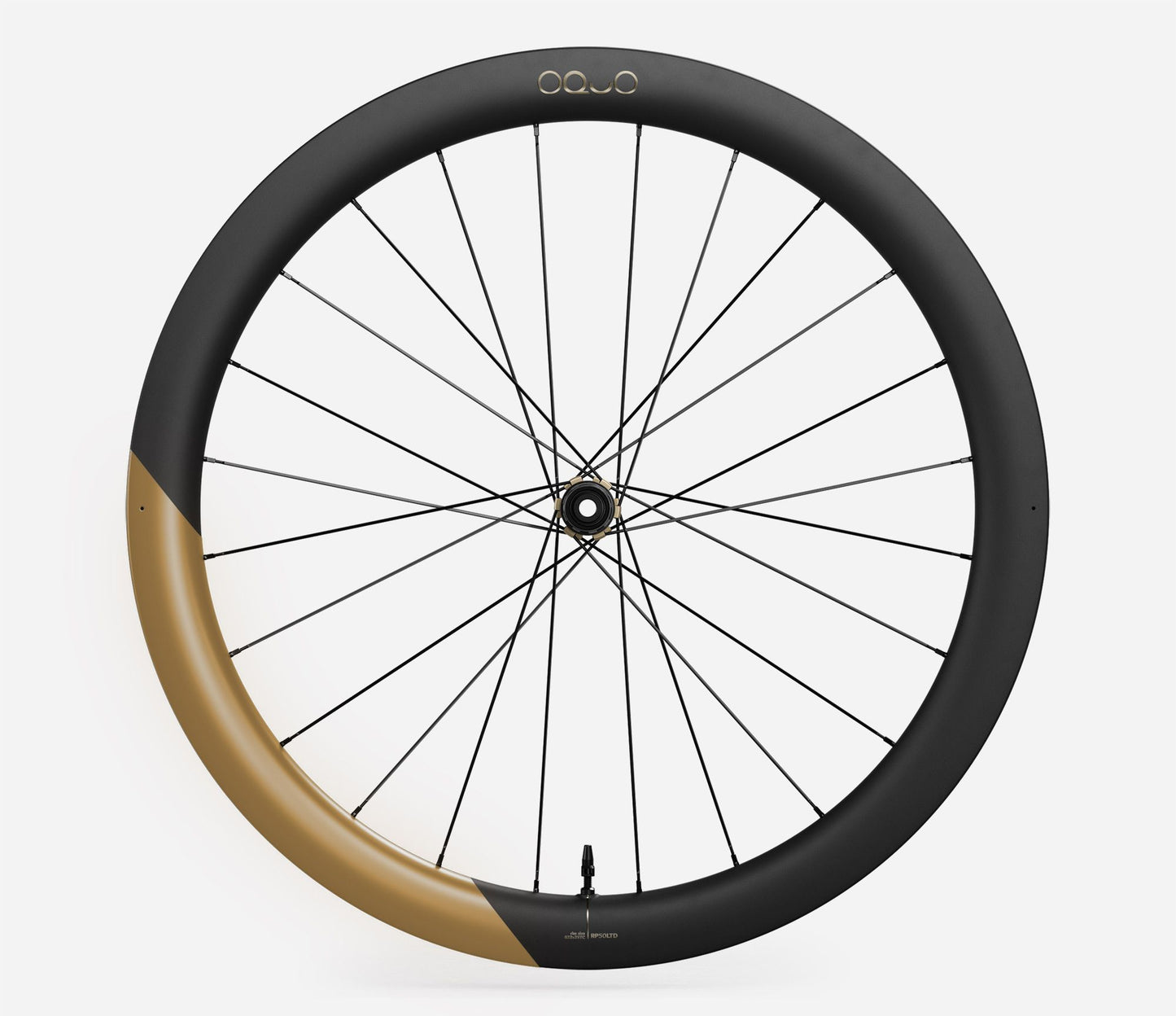 Oquo RP50 LTD Rear Wheel-700c-Metallic Golden Sand Matt-Shimano HG-BRINK