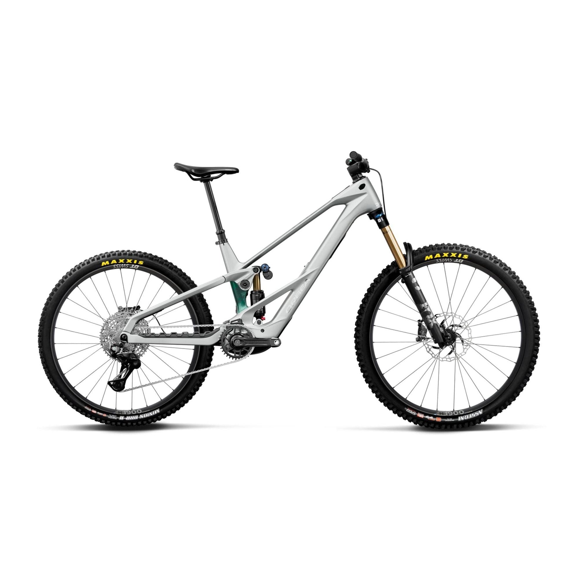 Orbea Wild LT M10 2027-S-Smooth Silver / Escape Green-Mullet-BRINK