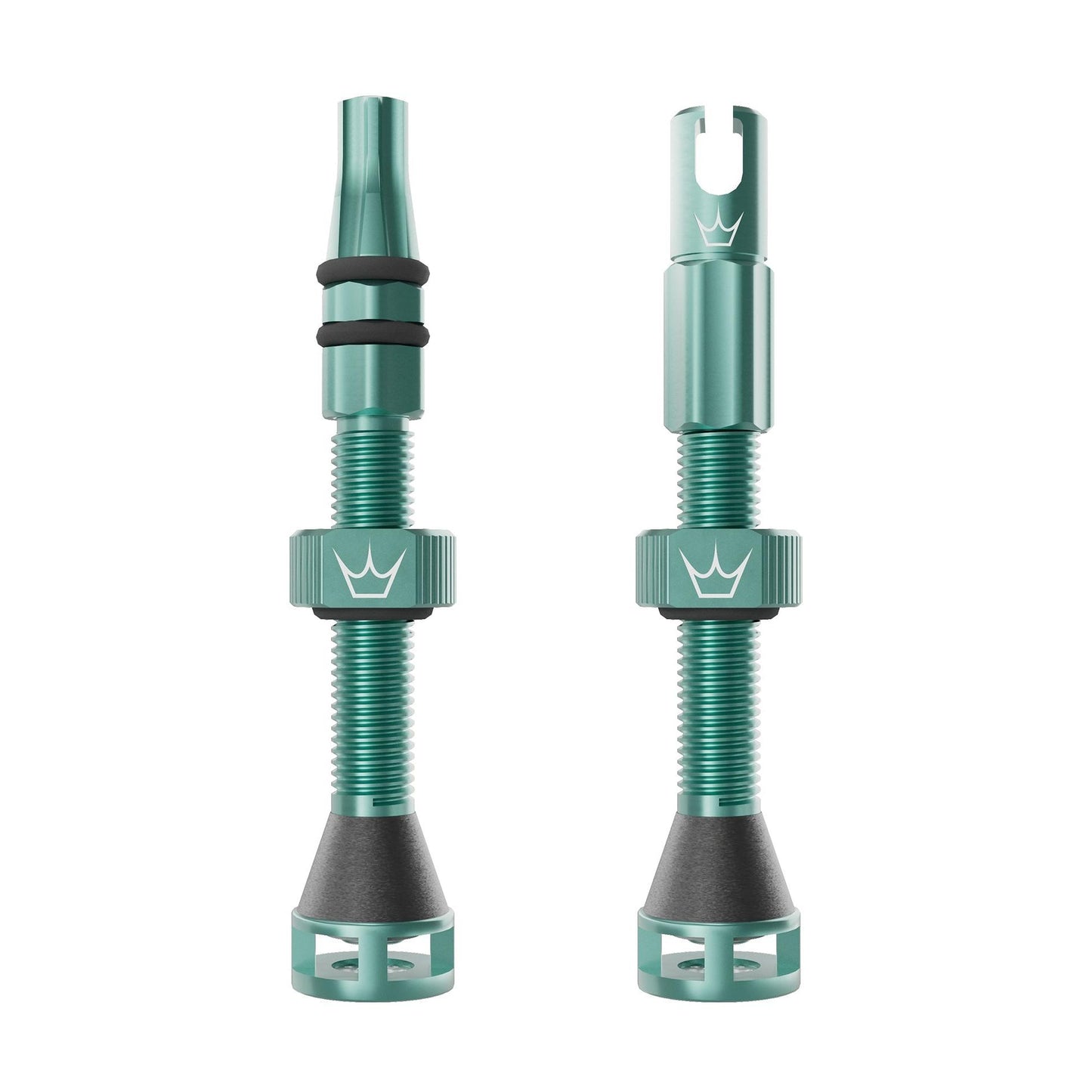 Peatys Holeshot Fast Flow Tubeless Valves-42mm-Jade-BRINK