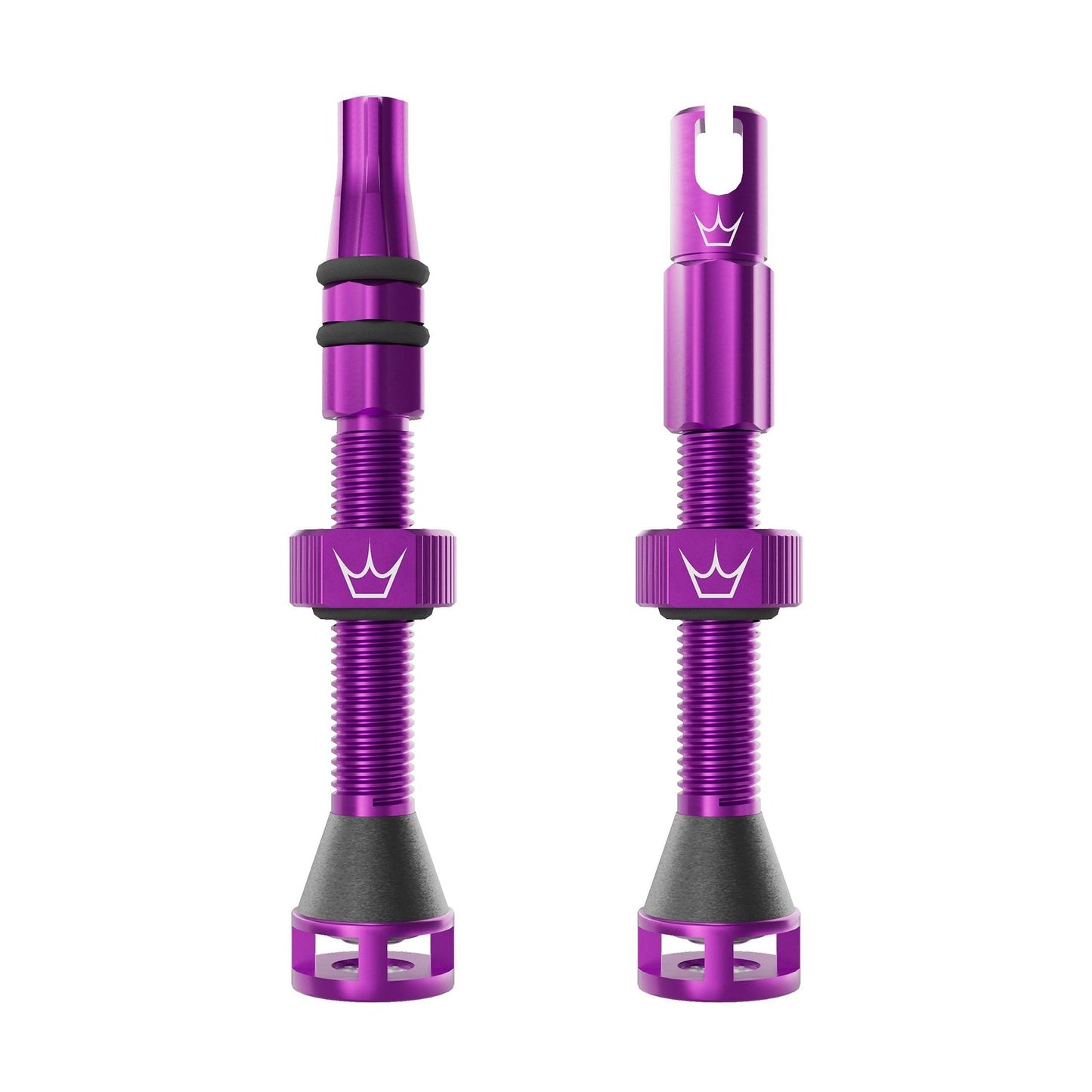 Peatys Holeshot Fast Flow Tubeless Valves-42mm-Violet-BRINK