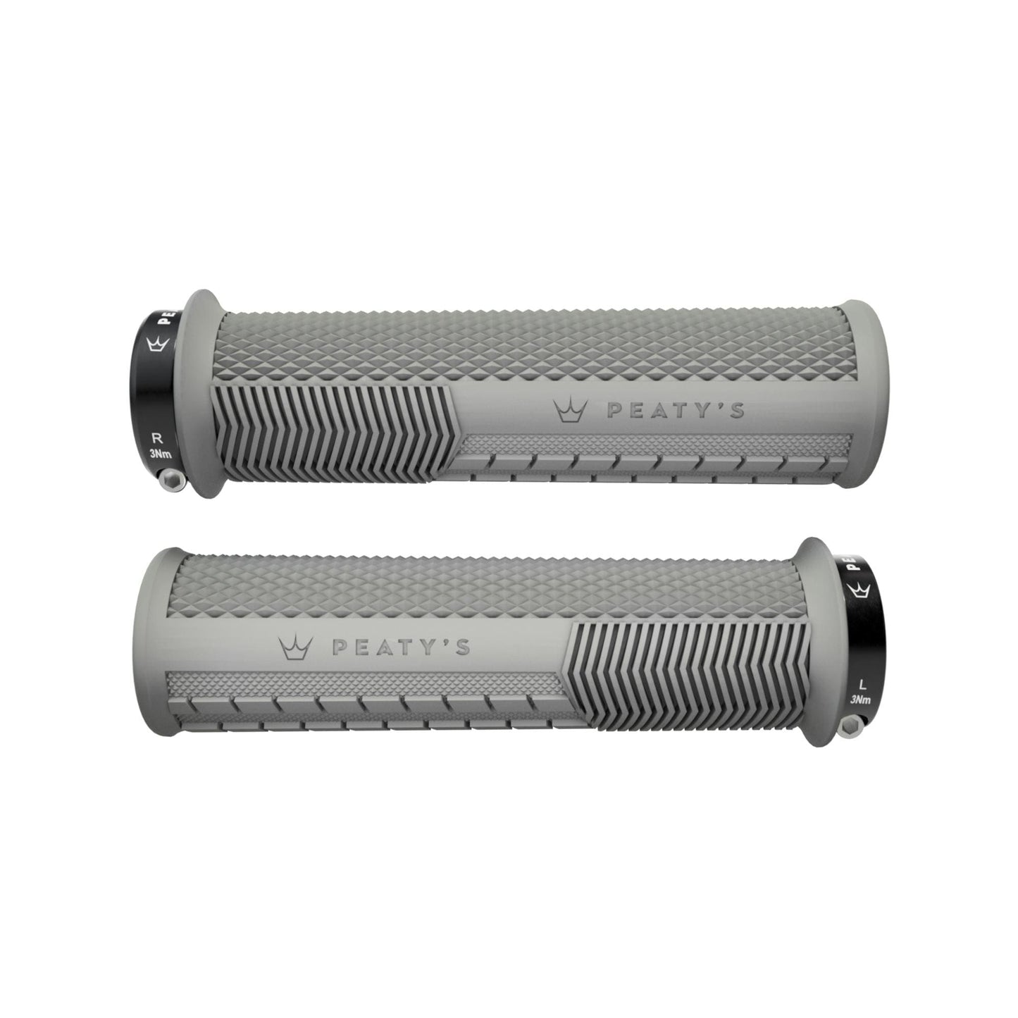 Peatys Monarch Grip - Knurl-Thick-Slate-BRINK